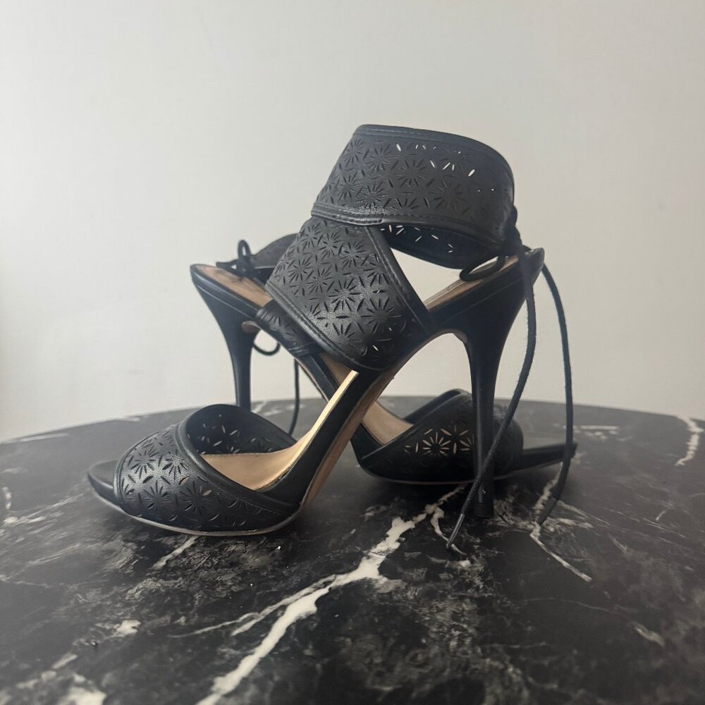 Jessica Simpson Barcia Laser Cut Sandals Heels